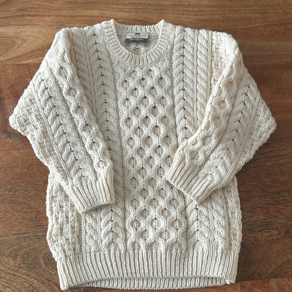 Carraigdonn kids merino wool sweater - Picture 2 of 4